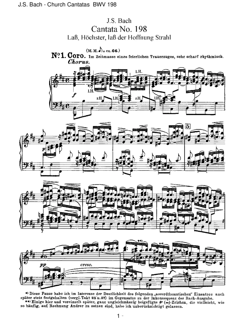 BWV198Lass,F&uuml;rstin,lassnoch[TrauerOde]_一万首著名钢琴曲谱哈农贝多芬合集视频教学电子版高清无水印可打印_1古典钢琴知名音乐家谱_巴赫钢琴谱全集_J.S巴赫作品全集