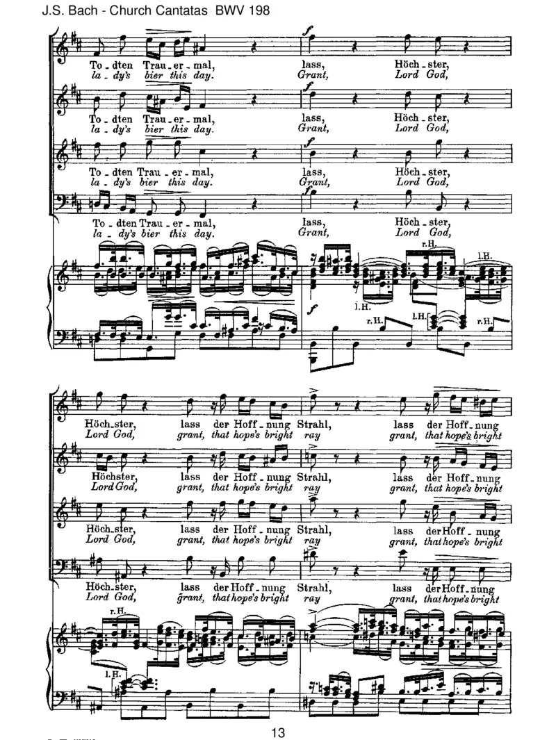 BWV198Lass,F&uuml;rstin,lassnoch[TrauerOde]_一万首著名钢琴曲谱哈农贝多芬合集视频教学电子版高清无水印可打印_1古典钢琴知名音乐家谱_巴赫钢琴谱全集_J.S巴赫作品全集