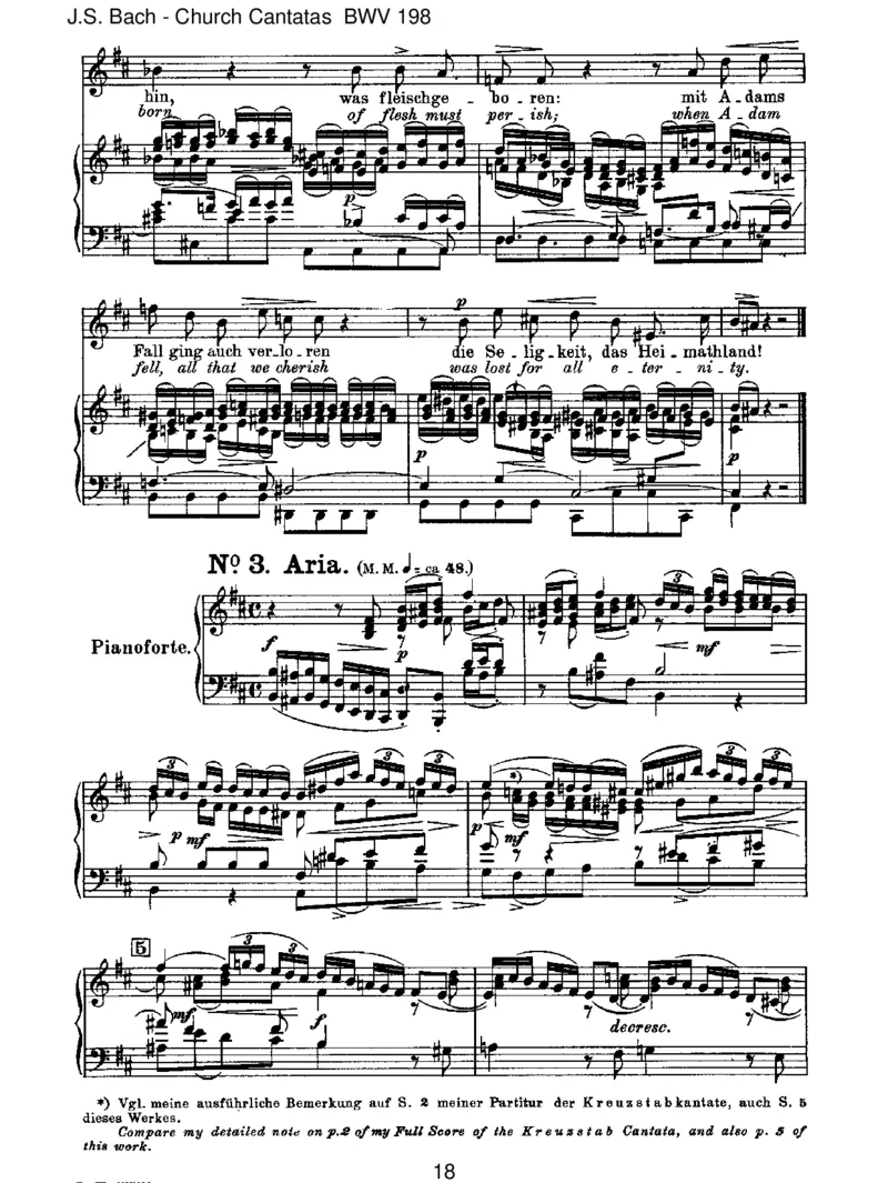 BWV198Lass,F&uuml;rstin,lassnoch[TrauerOde]_一万首著名钢琴曲谱哈农贝多芬合集视频教学电子版高清无水印可打印_1古典钢琴知名音乐家谱_巴赫钢琴谱全集_J.S巴赫作品全集