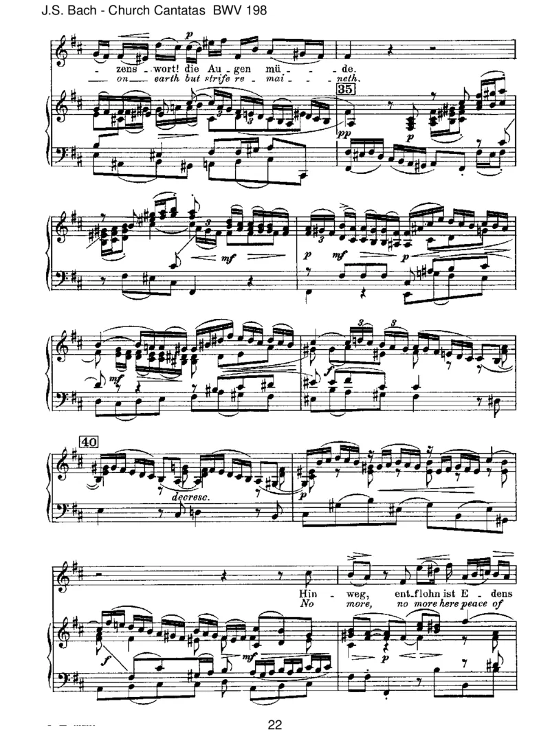 BWV198Lass,F&uuml;rstin,lassnoch[TrauerOde]_一万首著名钢琴曲谱哈农贝多芬合集视频教学电子版高清无水印可打印_1古典钢琴知名音乐家谱_巴赫钢琴谱全集_J.S巴赫作品全集