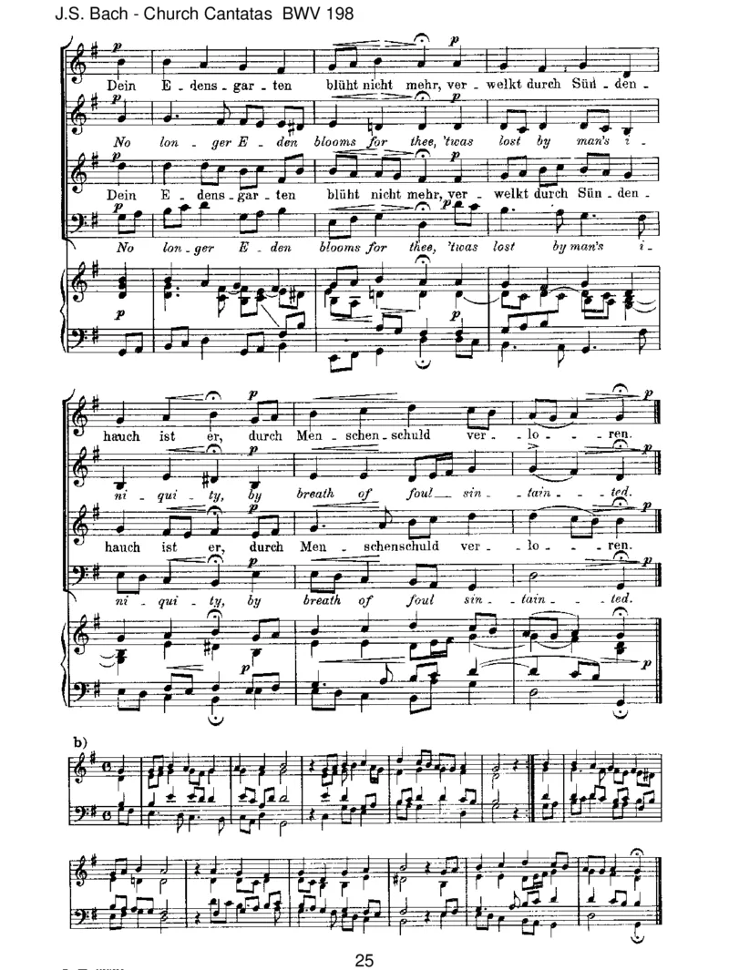 BWV198Lass,F&uuml;rstin,lassnoch[TrauerOde]_一万首著名钢琴曲谱哈农贝多芬合集视频教学电子版高清无水印可打印_1古典钢琴知名音乐家谱_巴赫钢琴谱全集_J.S巴赫作品全集