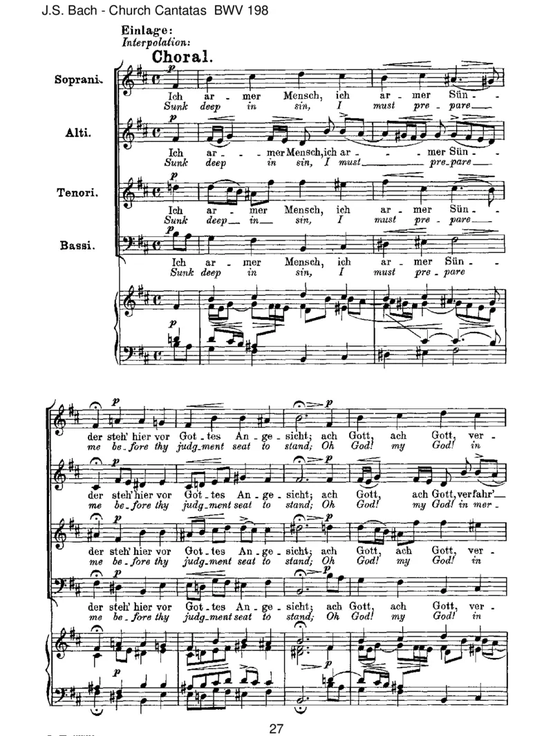 BWV198Lass,F&uuml;rstin,lassnoch[TrauerOde]_一万首著名钢琴曲谱哈农贝多芬合集视频教学电子版高清无水印可打印_1古典钢琴知名音乐家谱_巴赫钢琴谱全集_J.S巴赫作品全集