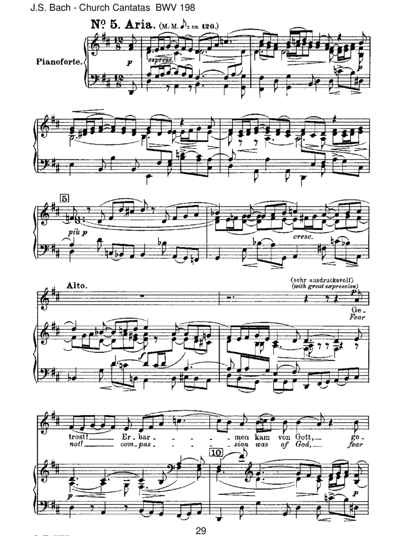 BWV198Lass,F&uuml;rstin,lassnoch[TrauerOde]_一万首著名钢琴曲谱哈农贝多芬合集视频教学电子版高清无水印可打印_1古典钢琴知名音乐家谱_巴赫钢琴谱全集_J.S巴赫作品全集