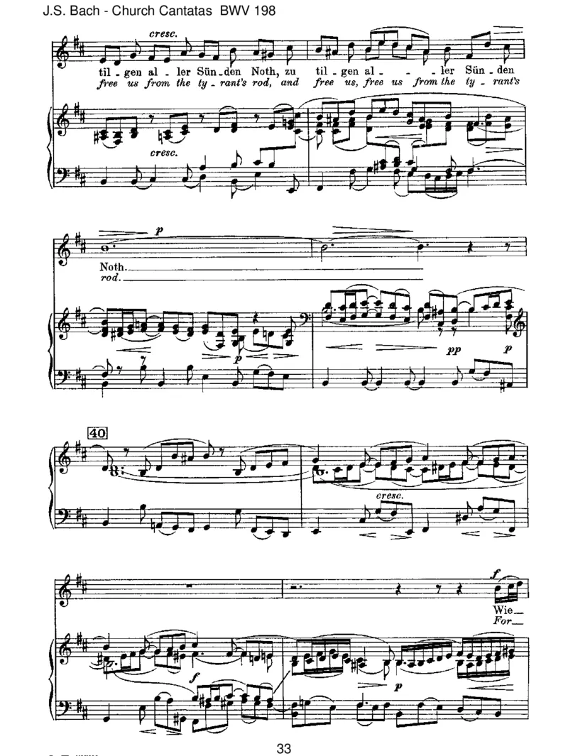 BWV198Lass,F&uuml;rstin,lassnoch[TrauerOde]_一万首著名钢琴曲谱哈农贝多芬合集视频教学电子版高清无水印可打印_1古典钢琴知名音乐家谱_巴赫钢琴谱全集_J.S巴赫作品全集