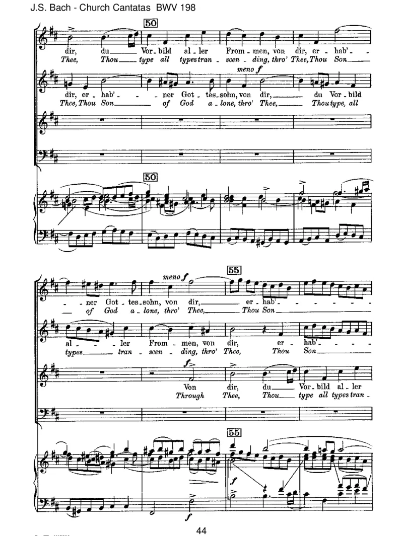 BWV198Lass,F&uuml;rstin,lassnoch[TrauerOde]_一万首著名钢琴曲谱哈农贝多芬合集视频教学电子版高清无水印可打印_1古典钢琴知名音乐家谱_巴赫钢琴谱全集_J.S巴赫作品全集