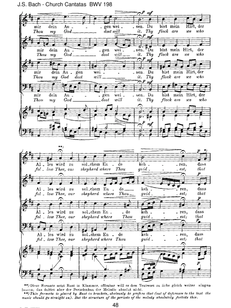 BWV198Lass,F&uuml;rstin,lassnoch[TrauerOde]_一万首著名钢琴曲谱哈农贝多芬合集视频教学电子版高清无水印可打印_1古典钢琴知名音乐家谱_巴赫钢琴谱全集_J.S巴赫作品全集