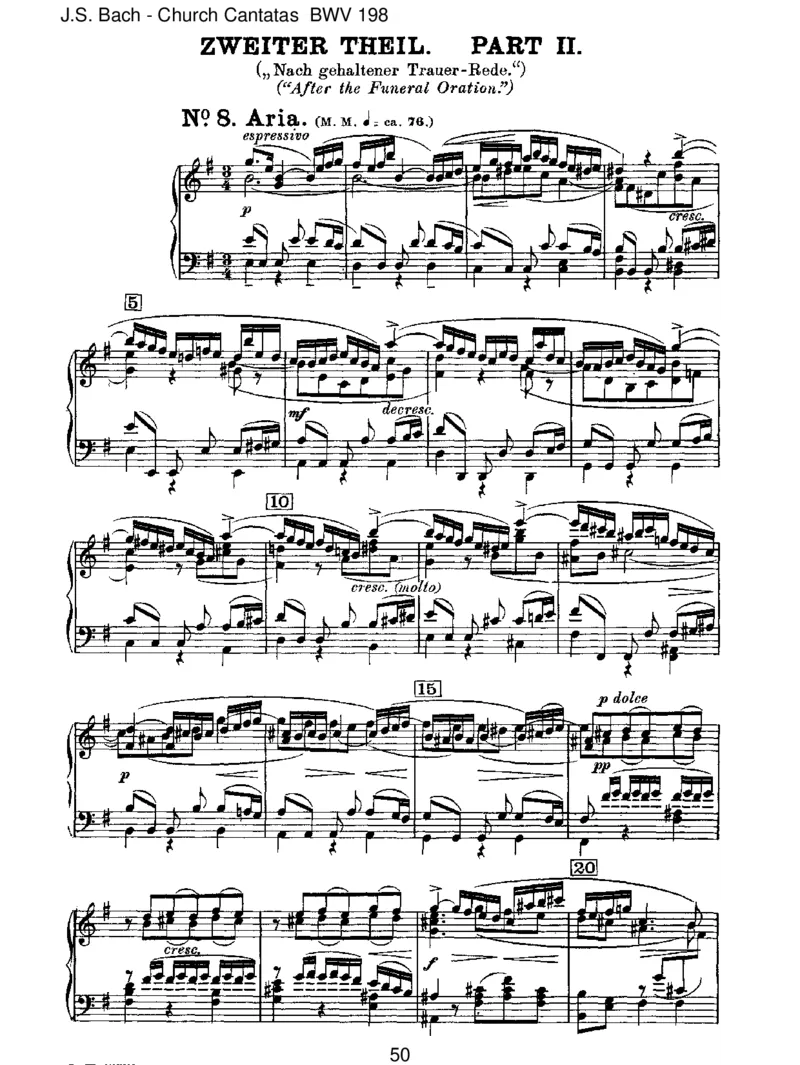 BWV198Lass,F&uuml;rstin,lassnoch[TrauerOde]_一万首著名钢琴曲谱哈农贝多芬合集视频教学电子版高清无水印可打印_1古典钢琴知名音乐家谱_巴赫钢琴谱全集_J.S巴赫作品全集