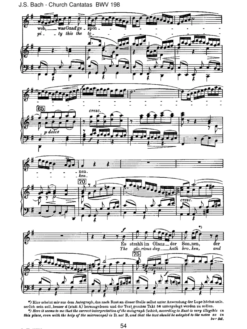 BWV198Lass,F&uuml;rstin,lassnoch[TrauerOde]_一万首著名钢琴曲谱哈农贝多芬合集视频教学电子版高清无水印可打印_1古典钢琴知名音乐家谱_巴赫钢琴谱全集_J.S巴赫作品全集