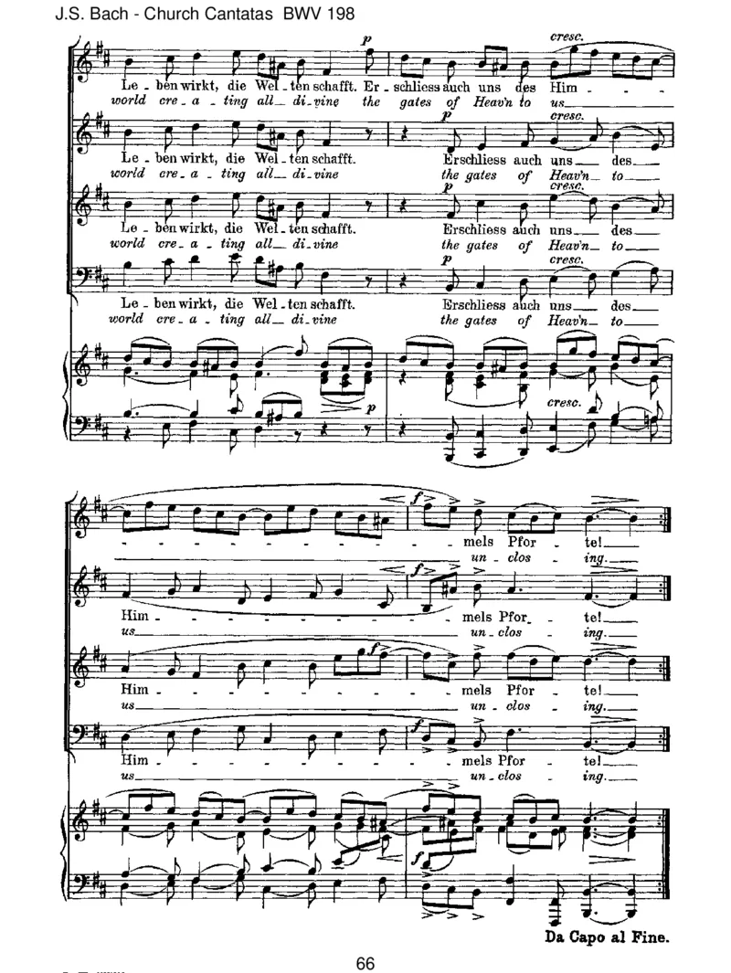 BWV198Lass,F&uuml;rstin,lassnoch[TrauerOde]_一万首著名钢琴曲谱哈农贝多芬合集视频教学电子版高清无水印可打印_1古典钢琴知名音乐家谱_巴赫钢琴谱全集_J.S巴赫作品全集