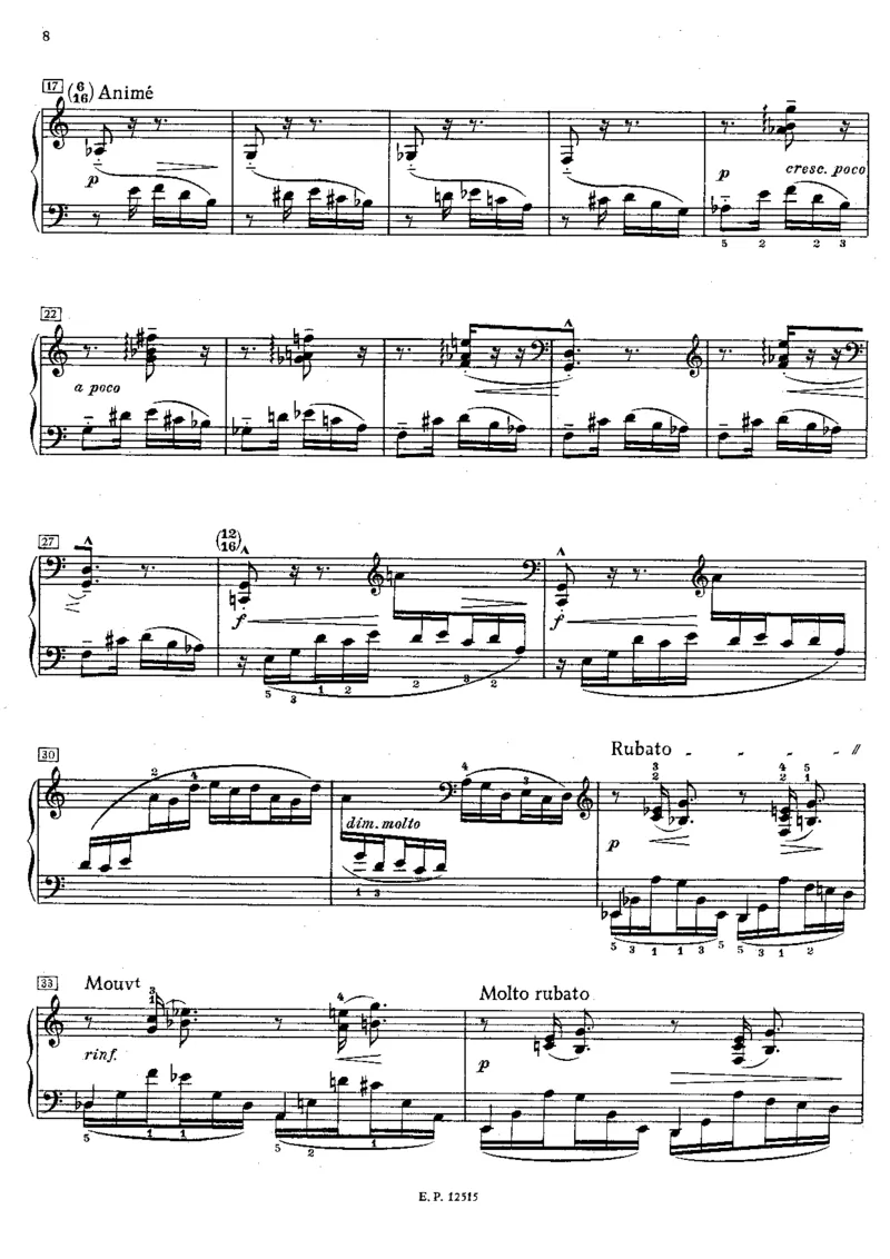 Debussy__Claude-Klavierwerke_Peters_Klemm_Band_V_01_Etudes_scan_一万首著名钢琴曲谱哈农贝多芬合集视频教学电子版高清无水印可打印_1古典钢琴知名音乐家谱_超高难度钢琴谱_一些练习曲