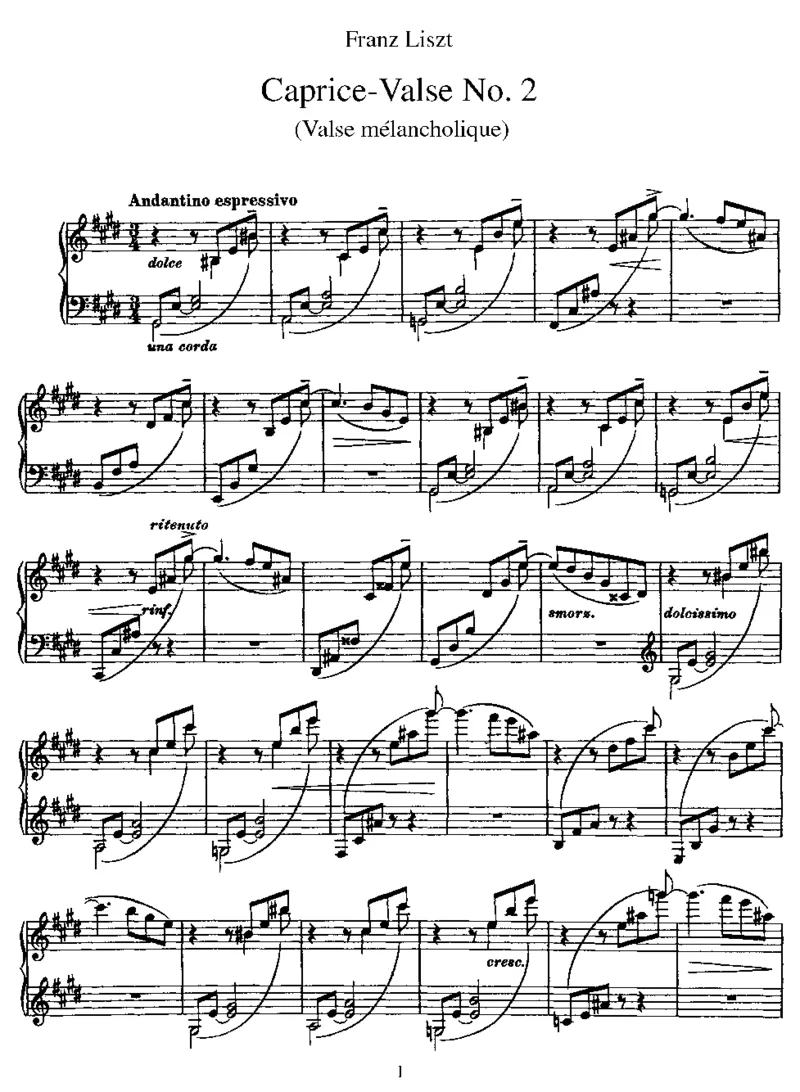 CapriceValseNo2_一万首著名钢琴曲谱哈农贝多芬合集视频教学电子版高清无水印可打印_1古典钢琴知名音乐家谱_李斯特钢琴谱全集_其他作品