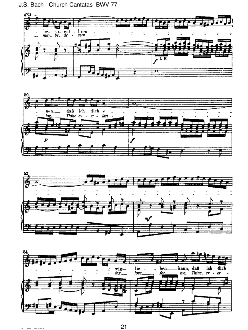 BWV77DusolltGott,deinenHerren,lieben_一万首著名钢琴曲谱哈农贝多芬合集视频教学电子版高清无水印可打印_1古典钢琴知名音乐家谱_巴赫钢琴谱全集_J.S巴赫作品全集