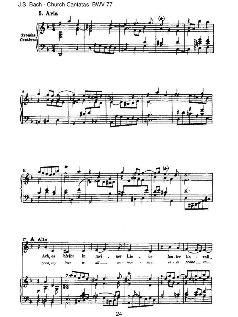 BWV77DusolltGott,deinenHerren,lieben_一万首著名钢琴曲谱哈农贝多芬合集视频教学电子版高清无水印可打印_1古典钢琴知名音乐家谱_巴赫钢琴谱全集_J.S巴赫作品全集