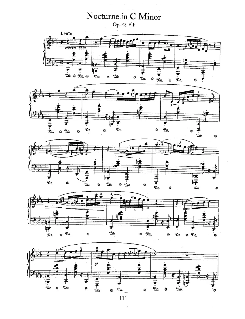 2Nocturnes,Op48_一万首著名钢琴曲谱哈农贝多芬合集视频教学电子版高清无水印可打印_1古典钢琴知名音乐家谱_肖邦钢琴谱全集_夜曲