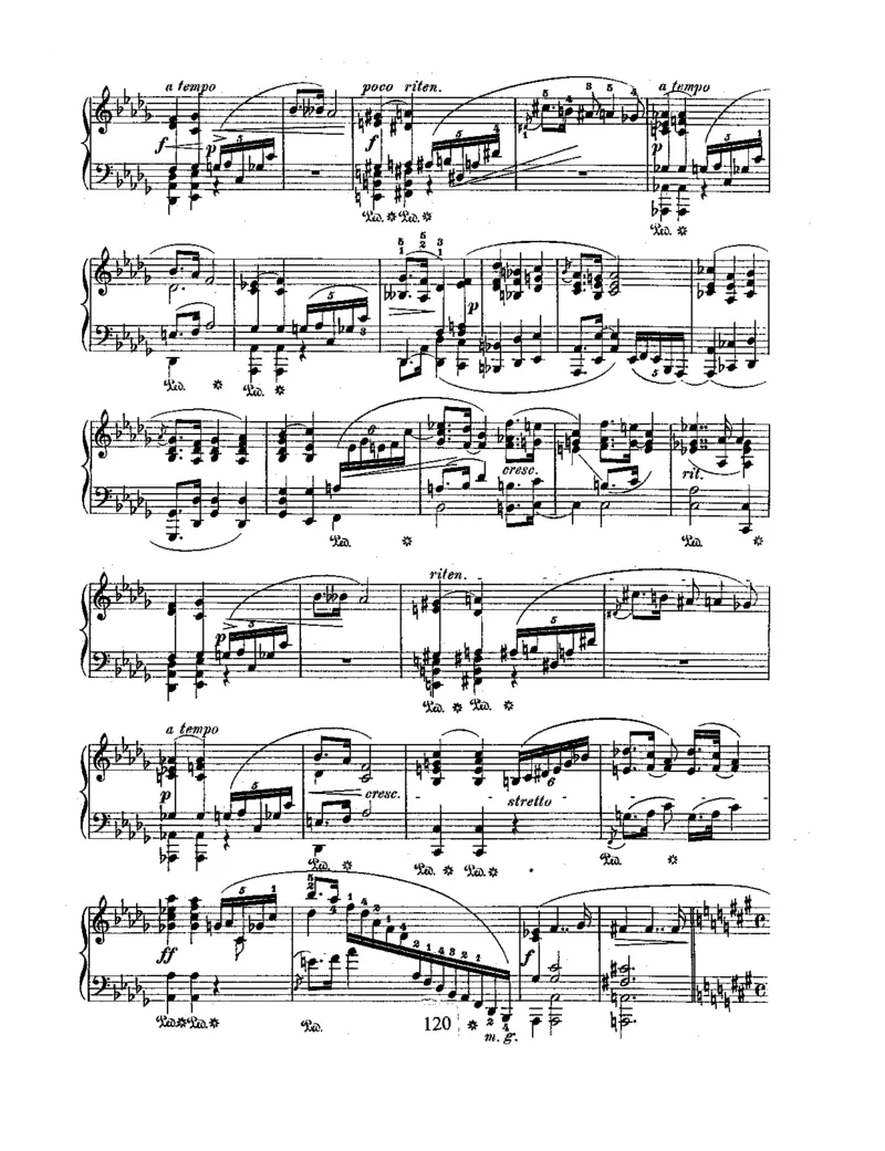 2Nocturnes,Op48_一万首著名钢琴曲谱哈农贝多芬合集视频教学电子版高清无水印可打印_1古典钢琴知名音乐家谱_肖邦钢琴谱全集_夜曲