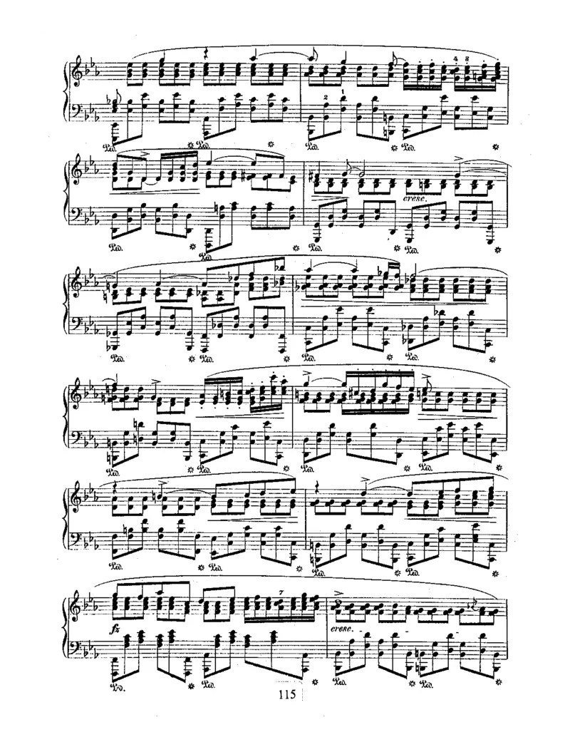 2Nocturnes,Op48_一万首著名钢琴曲谱哈农贝多芬合集视频教学电子版高清无水印可打印_1古典钢琴知名音乐家谱_肖邦钢琴谱全集_夜曲