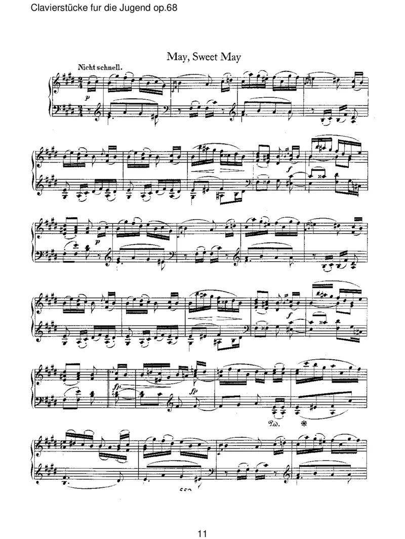 Clavierst&uuml;ckefurdieJugendop.68_一万首著名钢琴曲谱哈农贝多芬合集视频教学电子版高清无水印可打印_1古典钢琴知名音乐家谱_舒曼钢琴谱全集_RobertSchumann罗伯特&middot;舒曼(1810-1856)