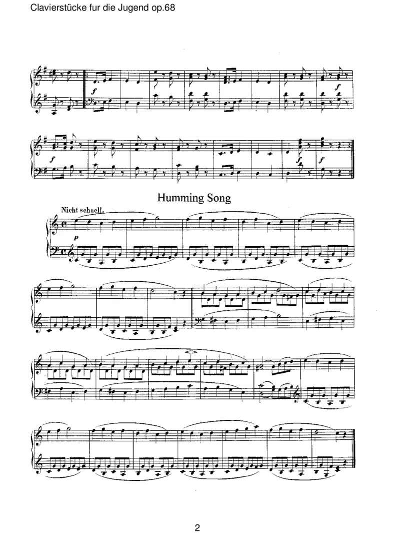 Clavierst&uuml;ckefurdieJugendop.68_一万首著名钢琴曲谱哈农贝多芬合集视频教学电子版高清无水印可打印_1古典钢琴知名音乐家谱_舒曼钢琴谱全集_RobertSchumann罗伯特&middot;舒曼(1810-1856)