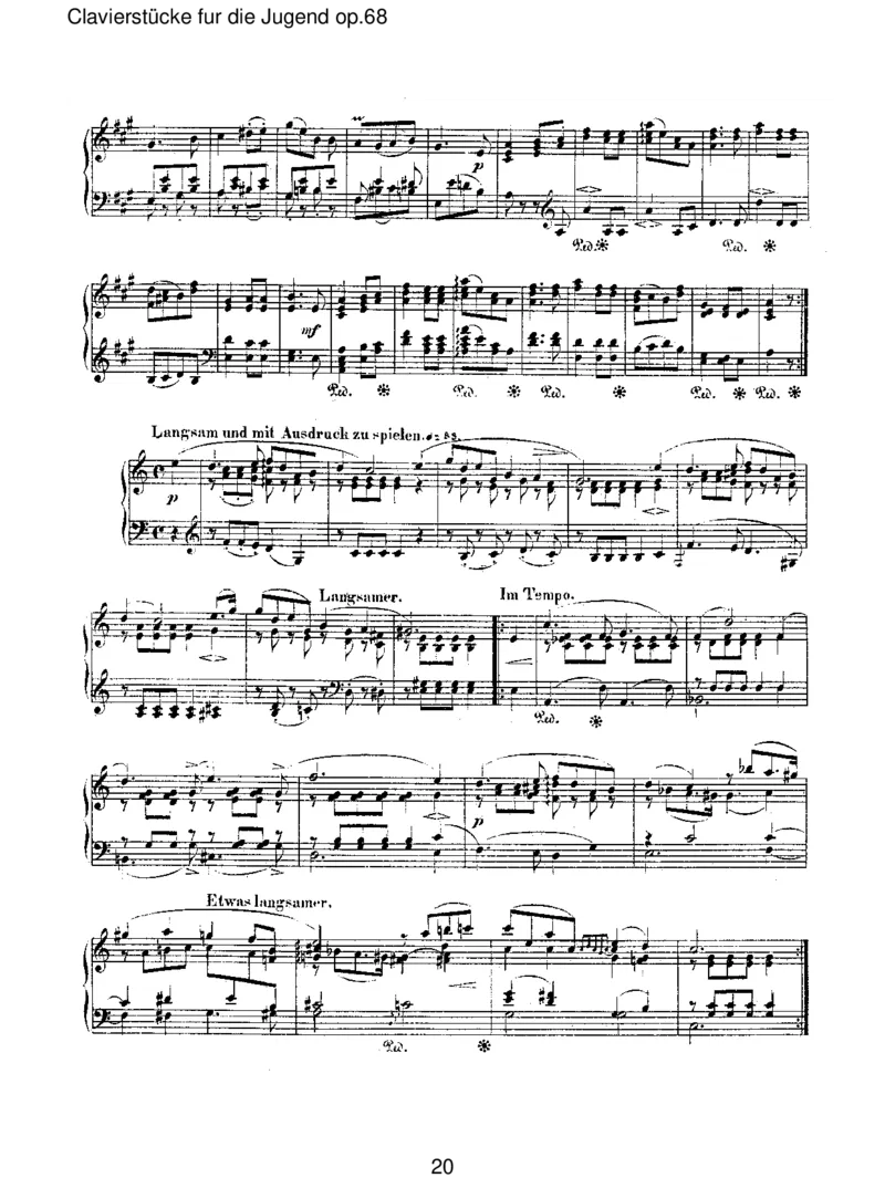 Clavierst&uuml;ckefurdieJugendop.68_一万首著名钢琴曲谱哈农贝多芬合集视频教学电子版高清无水印可打印_1古典钢琴知名音乐家谱_舒曼钢琴谱全集_RobertSchumann罗伯特&middot;舒曼(1810-1856)