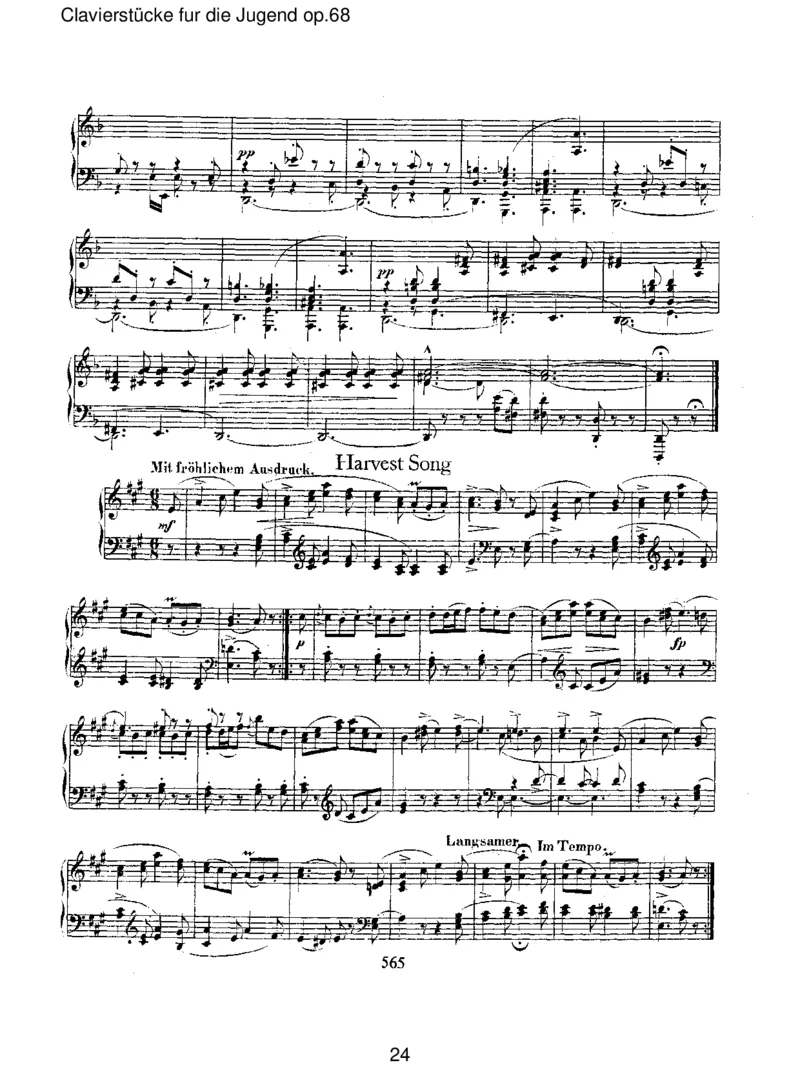 Clavierst&uuml;ckefurdieJugendop.68_一万首著名钢琴曲谱哈农贝多芬合集视频教学电子版高清无水印可打印_1古典钢琴知名音乐家谱_舒曼钢琴谱全集_RobertSchumann罗伯特&middot;舒曼(1810-1856)