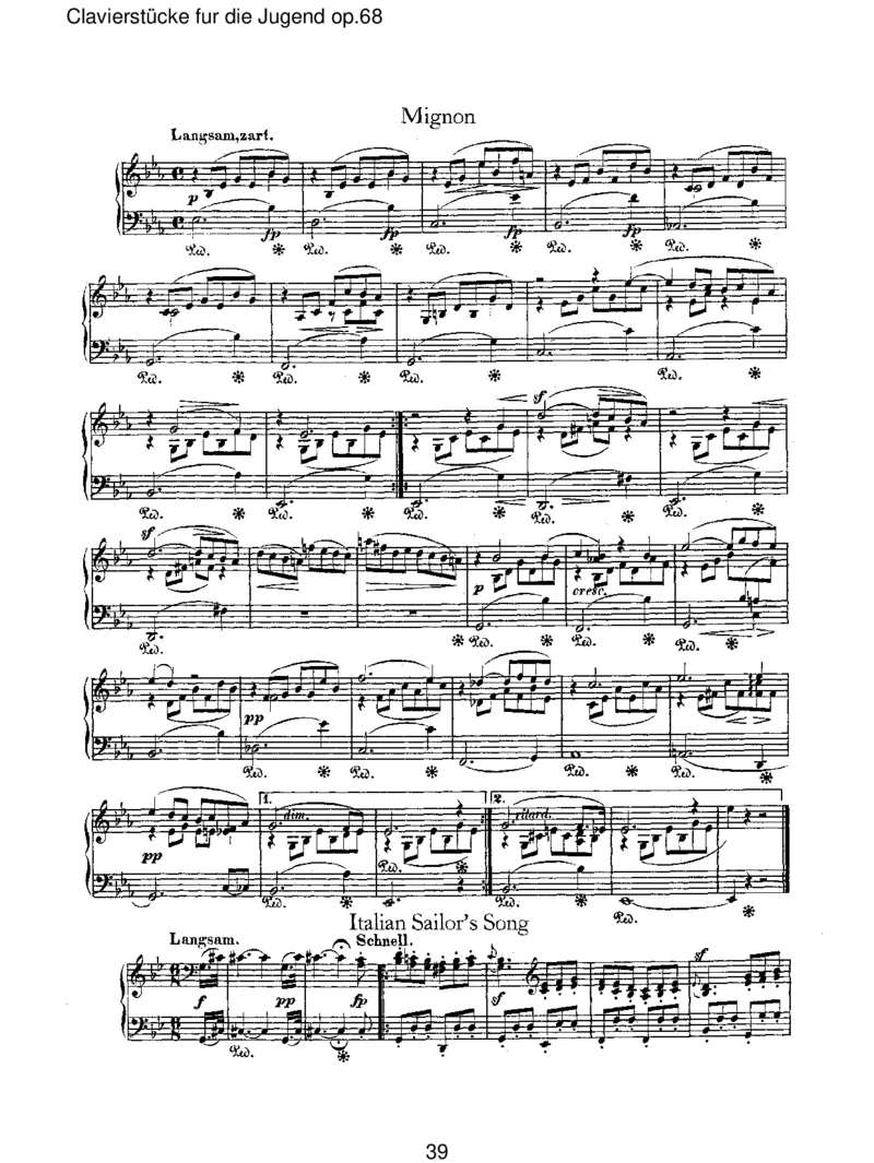 Clavierst&uuml;ckefurdieJugendop.68_一万首著名钢琴曲谱哈农贝多芬合集视频教学电子版高清无水印可打印_1古典钢琴知名音乐家谱_舒曼钢琴谱全集_RobertSchumann罗伯特&middot;舒曼(1810-1856)