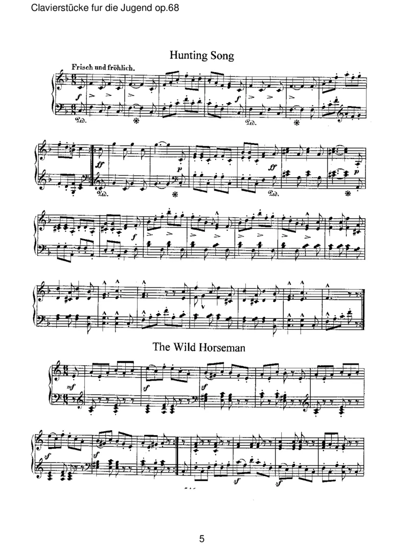 Clavierst&uuml;ckefurdieJugendop.68_一万首著名钢琴曲谱哈农贝多芬合集视频教学电子版高清无水印可打印_1古典钢琴知名音乐家谱_舒曼钢琴谱全集_RobertSchumann罗伯特&middot;舒曼(1810-1856)