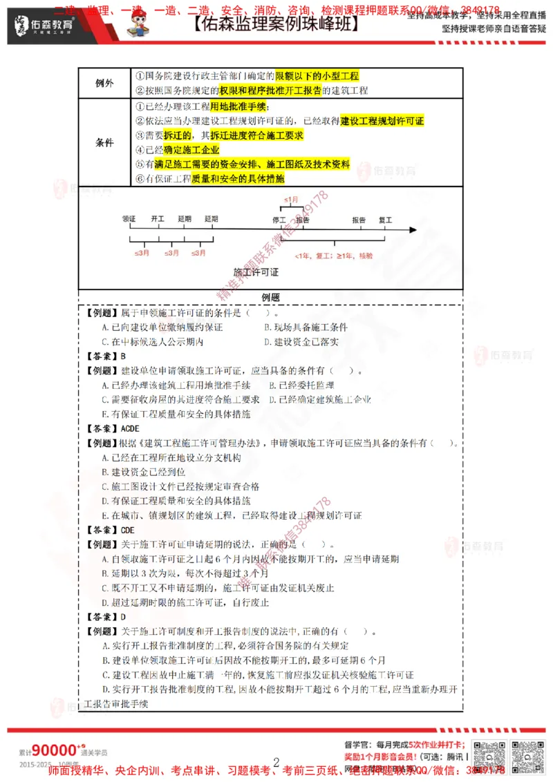 4月28日佑森监理案例珠峰班VIP作业答案_监理工程师_2025监理工程师_2025年监理工程师SVIP_2025年监理土建案例SVIP_02-基础精讲✿高端面授✿深度强化