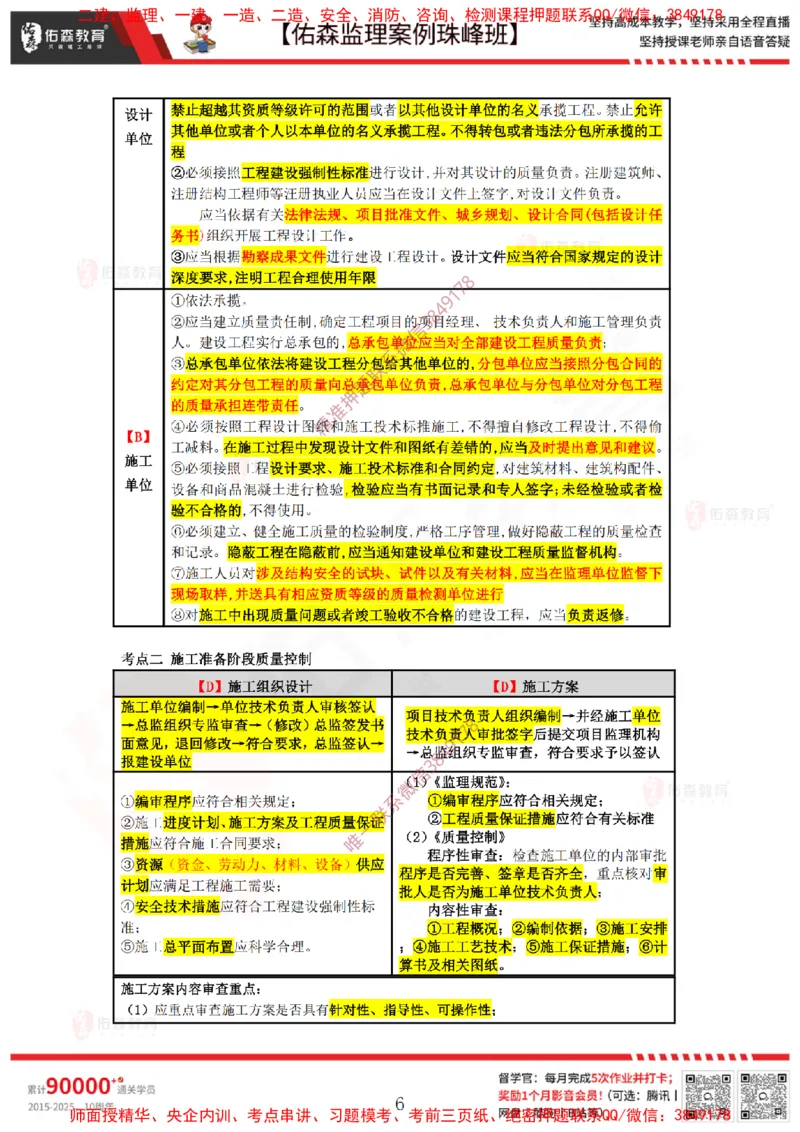 4月28日佑森监理案例珠峰班VIP作业答案_监理工程师_2025监理工程师_2025年监理工程师SVIP_2025年监理土建案例SVIP_02-基础精讲✿高端面授✿深度强化