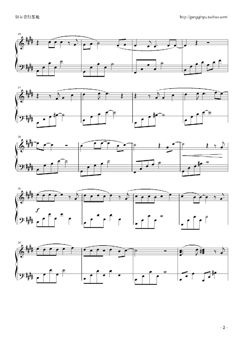 26、张杰（18页，共6首）_一万首著名钢琴曲谱哈农贝多芬合集视频教学电子版高清无水印可打印_3流行音乐谱_流行钢琴谱合集形式_高清PDF无水印