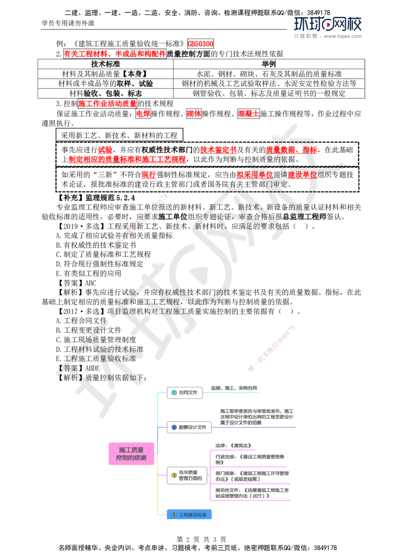 32.质量：第五章第一节施工质量控制的依据和工作程序_监理工程师_2025监理工程师_2025年监理工程师SVIP_2025年监理土建控制SVIP_02-基础精讲✿高端面授✿深度强化