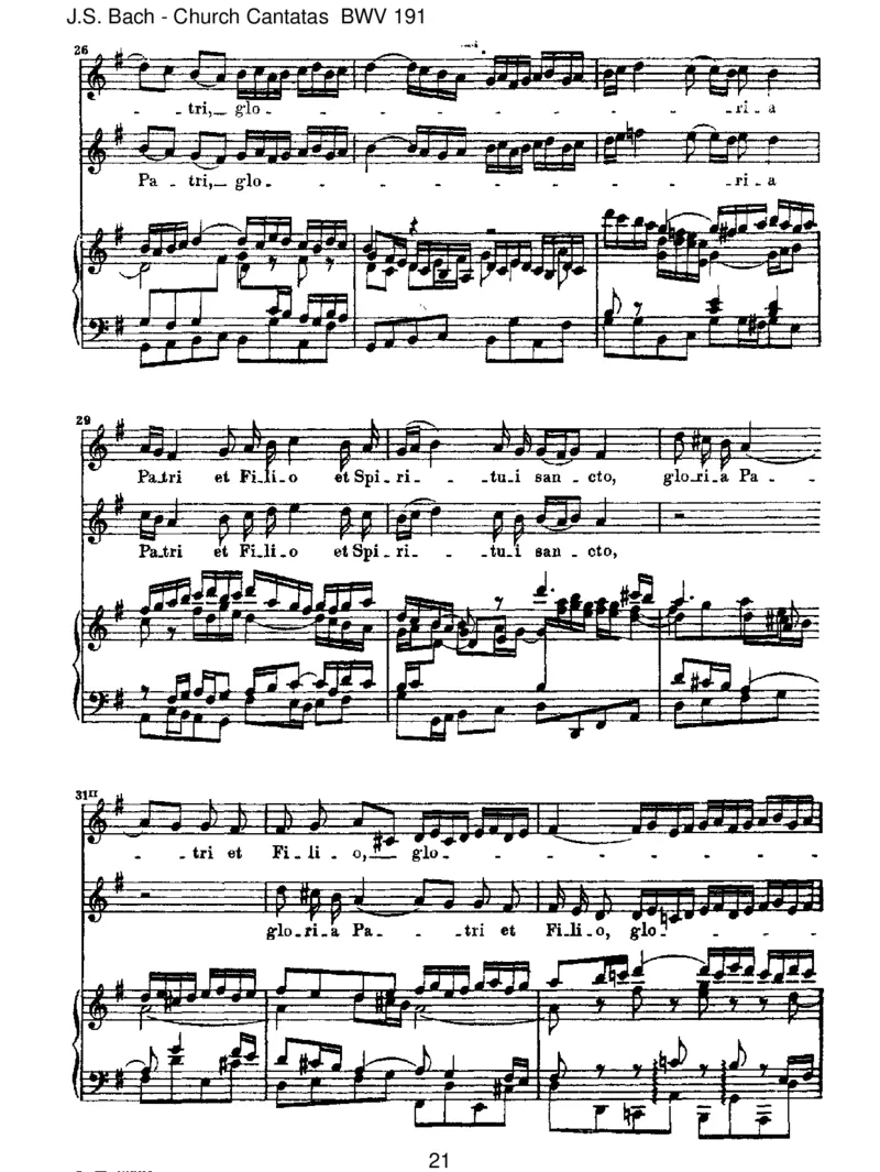 BWV191GloriainexcelsisDeo_一万首著名钢琴曲谱哈农贝多芬合集视频教学电子版高清无水印可打印_1古典钢琴知名音乐家谱_巴赫钢琴谱全集_J.S巴赫作品全集_JohannSebastianBach(1685-1750)巴赫