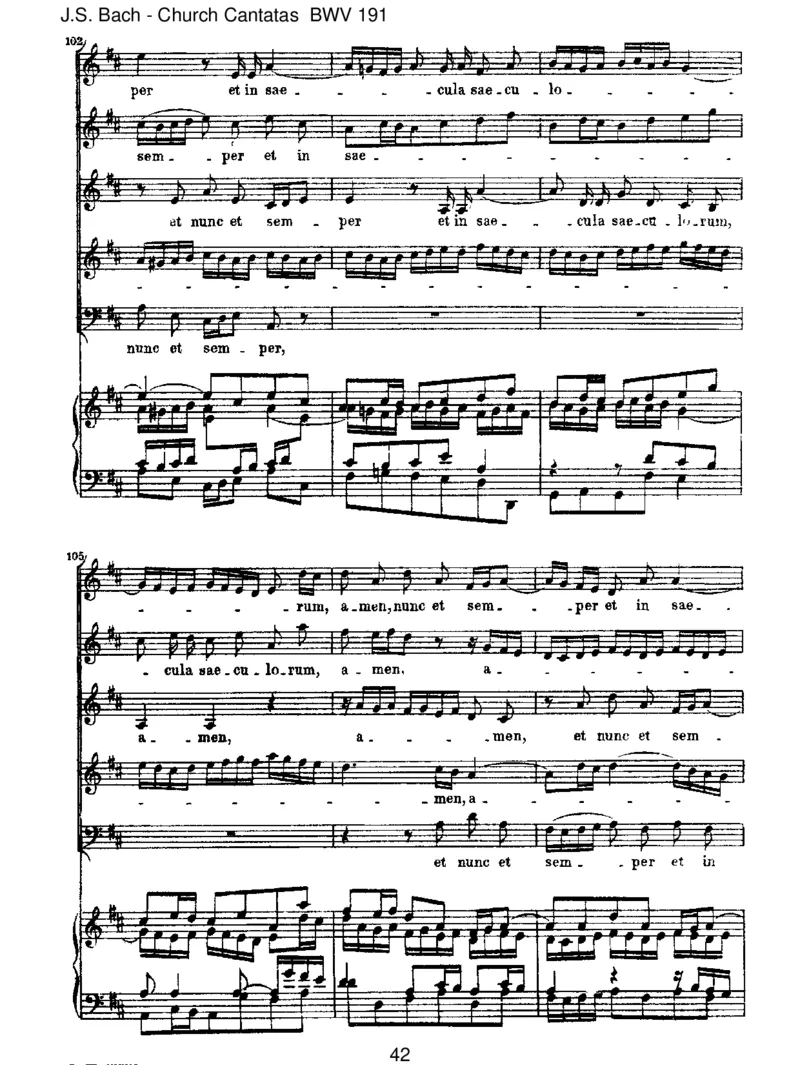 BWV191GloriainexcelsisDeo_一万首著名钢琴曲谱哈农贝多芬合集视频教学电子版高清无水印可打印_1古典钢琴知名音乐家谱_巴赫钢琴谱全集_J.S巴赫作品全集_JohannSebastianBach(1685-1750)巴赫