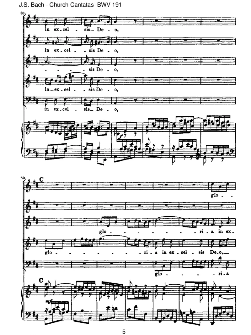 BWV191GloriainexcelsisDeo_一万首著名钢琴曲谱哈农贝多芬合集视频教学电子版高清无水印可打印_1古典钢琴知名音乐家谱_巴赫钢琴谱全集_J.S巴赫作品全集_JohannSebastianBach(1685-1750)巴赫