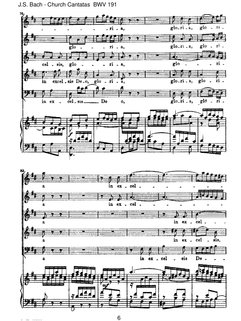BWV191GloriainexcelsisDeo_一万首著名钢琴曲谱哈农贝多芬合集视频教学电子版高清无水印可打印_1古典钢琴知名音乐家谱_巴赫钢琴谱全集_J.S巴赫作品全集_JohannSebastianBach(1685-1750)巴赫