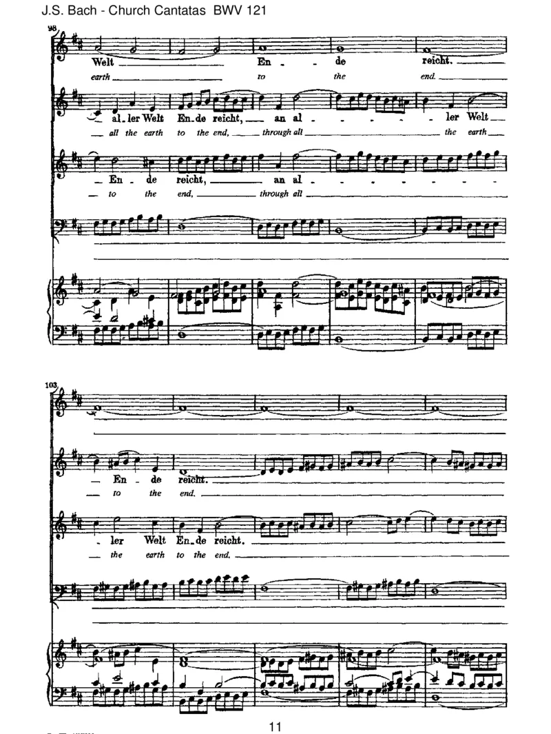 BWV121Christumwirsollenlobenschon_一万首著名钢琴曲谱哈农贝多芬合集视频教学电子版高清无水印可打印_1古典钢琴知名音乐家谱_巴赫钢琴谱全集_J.S巴赫作品全集