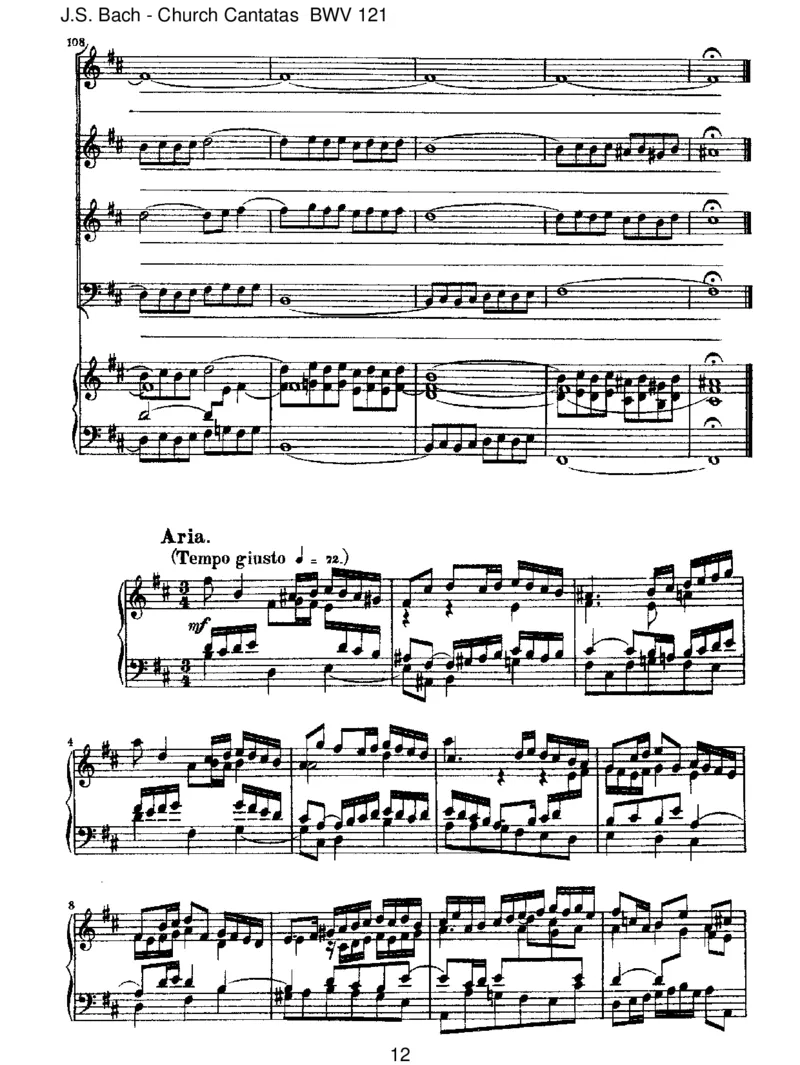 BWV121Christumwirsollenlobenschon_一万首著名钢琴曲谱哈农贝多芬合集视频教学电子版高清无水印可打印_1古典钢琴知名音乐家谱_巴赫钢琴谱全集_J.S巴赫作品全集