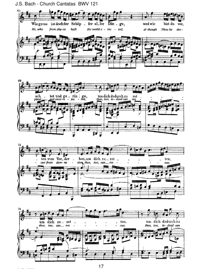 BWV121Christumwirsollenlobenschon_一万首著名钢琴曲谱哈农贝多芬合集视频教学电子版高清无水印可打印_1古典钢琴知名音乐家谱_巴赫钢琴谱全集_J.S巴赫作品全集
