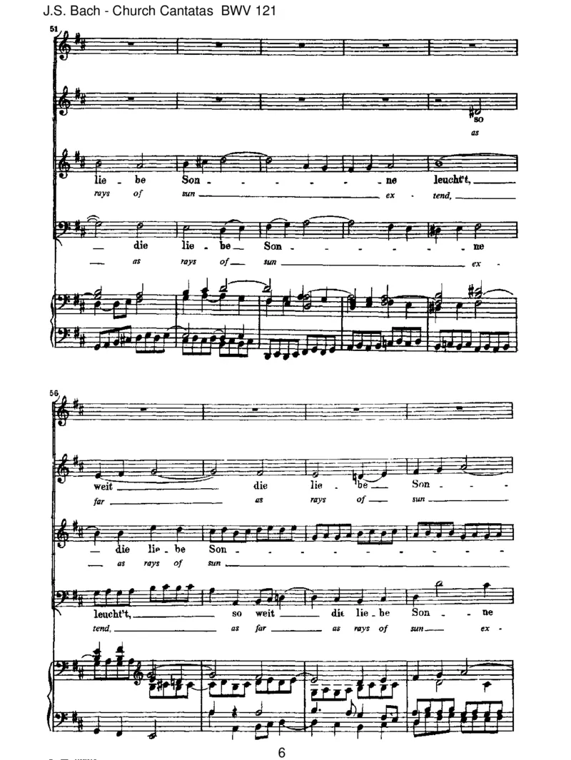 BWV121Christumwirsollenlobenschon_一万首著名钢琴曲谱哈农贝多芬合集视频教学电子版高清无水印可打印_1古典钢琴知名音乐家谱_巴赫钢琴谱全集_J.S巴赫作品全集