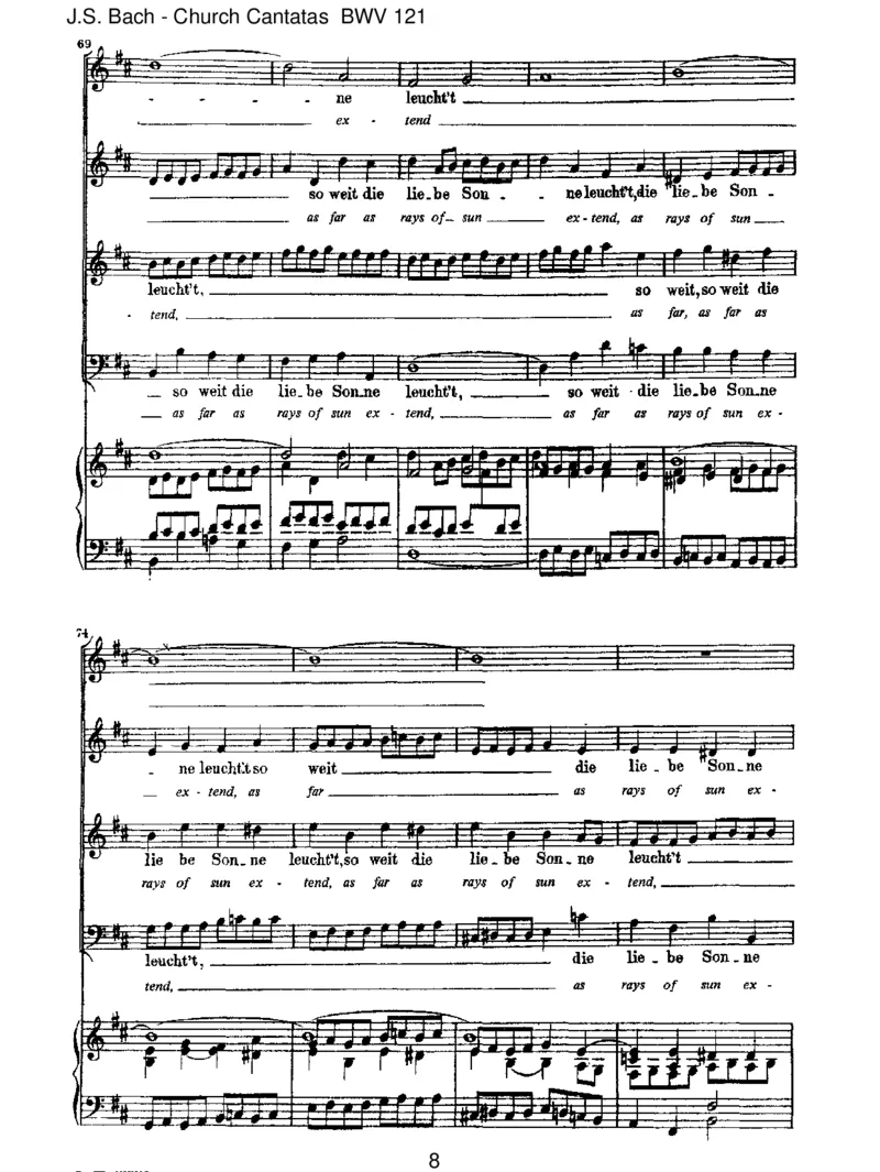 BWV121Christumwirsollenlobenschon_一万首著名钢琴曲谱哈农贝多芬合集视频教学电子版高清无水印可打印_1古典钢琴知名音乐家谱_巴赫钢琴谱全集_J.S巴赫作品全集