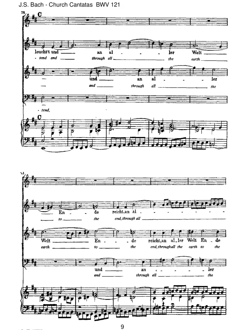 BWV121Christumwirsollenlobenschon_一万首著名钢琴曲谱哈农贝多芬合集视频教学电子版高清无水印可打印_1古典钢琴知名音乐家谱_巴赫钢琴谱全集_J.S巴赫作品全集