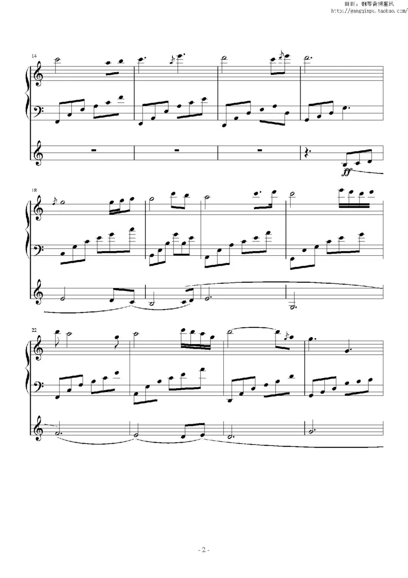 39、班得瑞钢琴谱1（45页，共10首）_一万首著名钢琴曲谱哈农贝多芬合集视频教学电子版高清无水印可打印_3流行音乐谱_流行钢琴谱合集形式_高清PDF无水印