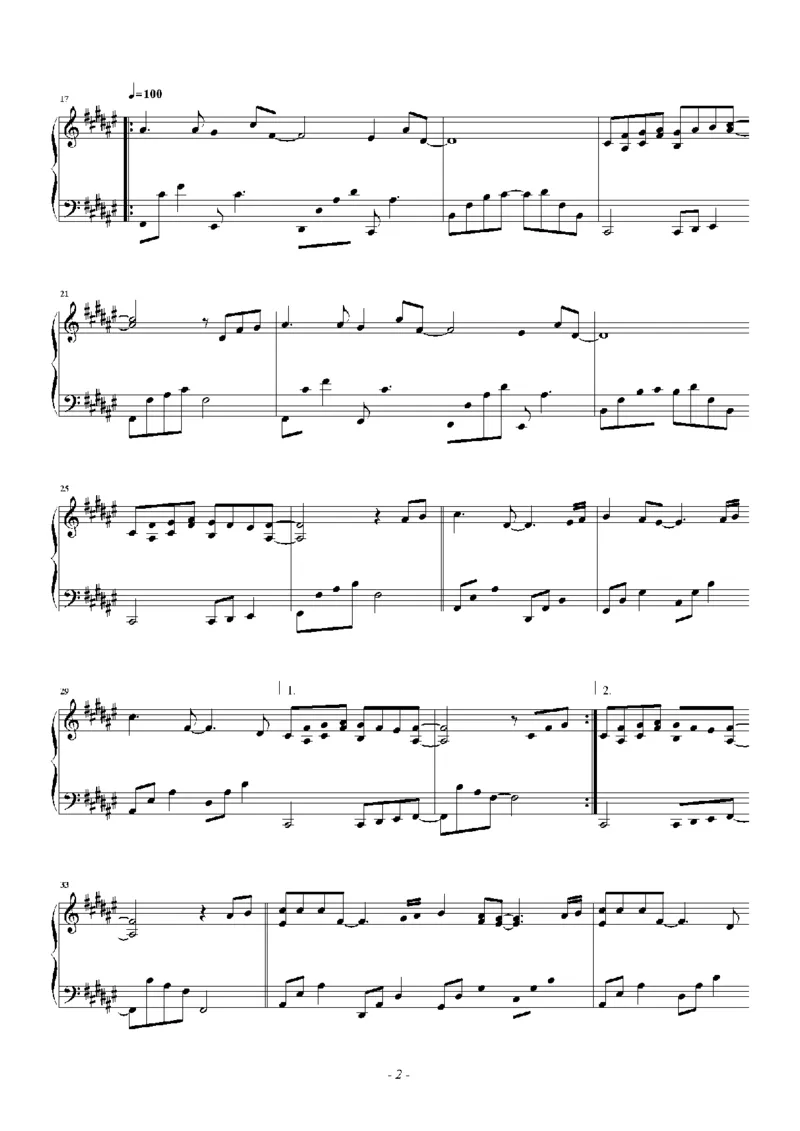 39、班得瑞钢琴谱1（45页，共10首）_一万首著名钢琴曲谱哈农贝多芬合集视频教学电子版高清无水印可打印_3流行音乐谱_流行钢琴谱合集形式_高清PDF无水印