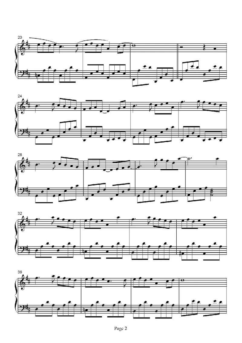 39、班得瑞钢琴谱1（45页，共10首）_一万首著名钢琴曲谱哈农贝多芬合集视频教学电子版高清无水印可打印_3流行音乐谱_流行钢琴谱合集形式_高清PDF无水印