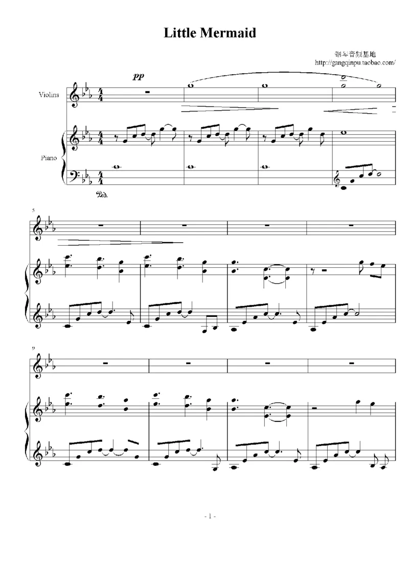 39、班得瑞钢琴谱1（45页，共10首）_一万首著名钢琴曲谱哈农贝多芬合集视频教学电子版高清无水印可打印_3流行音乐谱_流行钢琴谱合集形式_高清PDF无水印