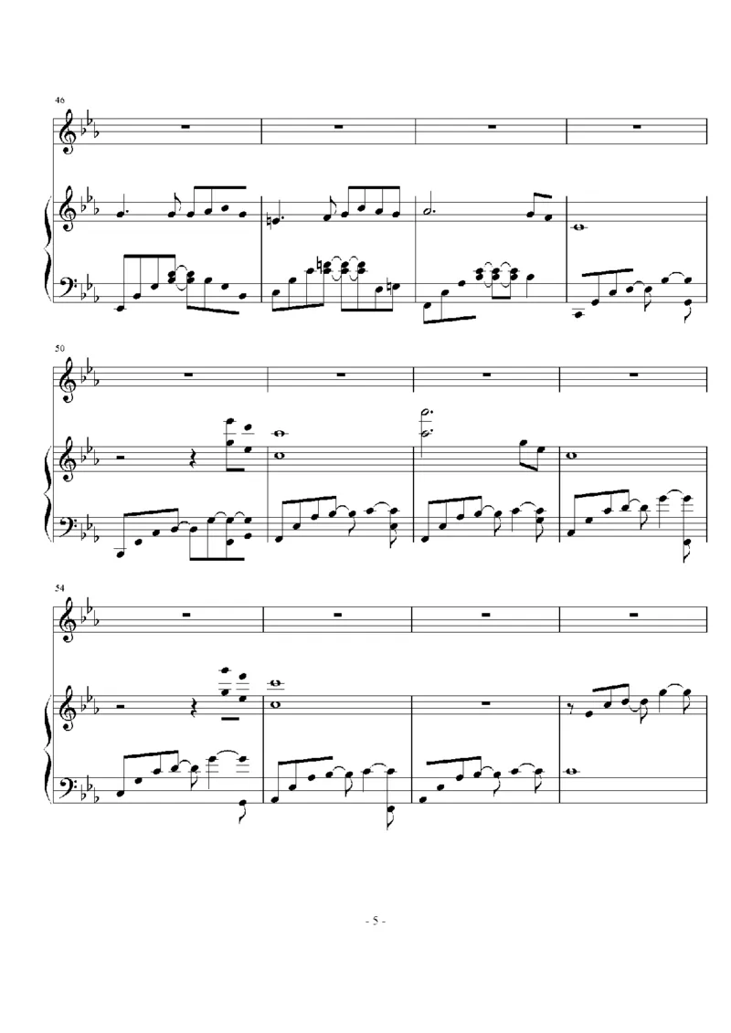 39、班得瑞钢琴谱1（45页，共10首）_一万首著名钢琴曲谱哈农贝多芬合集视频教学电子版高清无水印可打印_3流行音乐谱_流行钢琴谱合集形式_高清PDF无水印