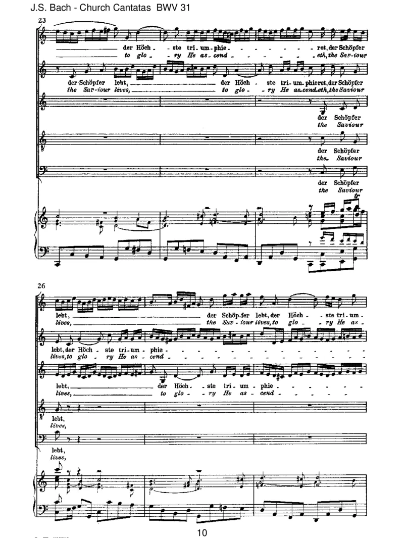 BWV31DerHimmellacht!dieErdejubilieret_一万首著名钢琴曲谱哈农贝多芬合集视频教学电子版高清无水印可打印_1古典钢琴知名音乐家谱_巴赫钢琴谱全集_J.S巴赫作品全集