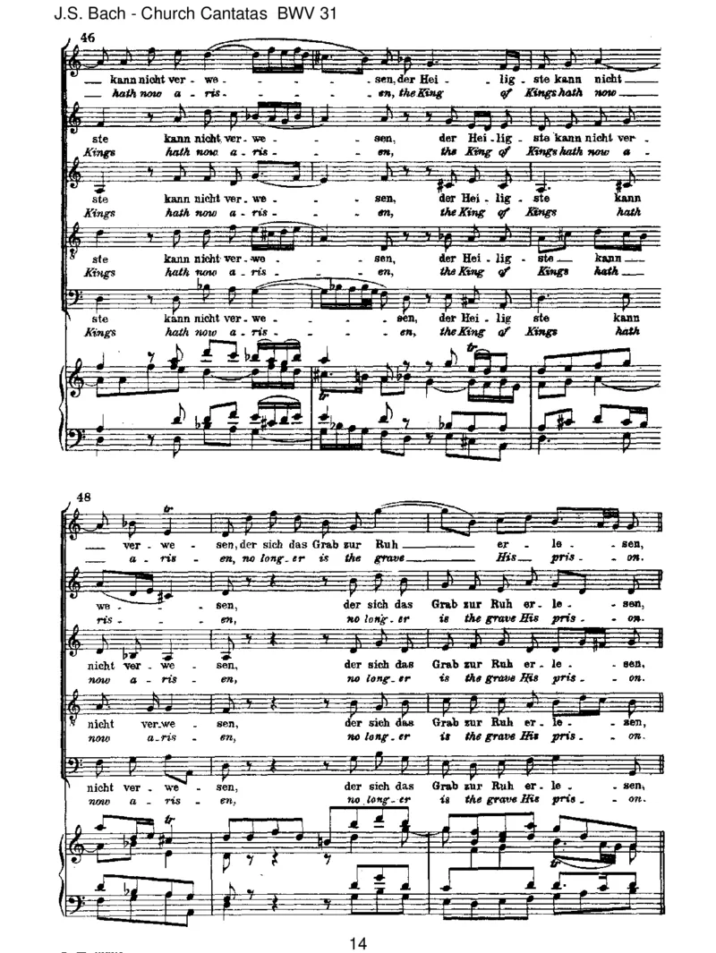 BWV31DerHimmellacht!dieErdejubilieret_一万首著名钢琴曲谱哈农贝多芬合集视频教学电子版高清无水印可打印_1古典钢琴知名音乐家谱_巴赫钢琴谱全集_J.S巴赫作品全集