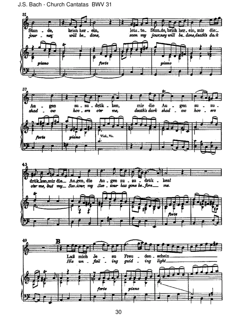 BWV31DerHimmellacht!dieErdejubilieret_一万首著名钢琴曲谱哈农贝多芬合集视频教学电子版高清无水印可打印_1古典钢琴知名音乐家谱_巴赫钢琴谱全集_J.S巴赫作品全集