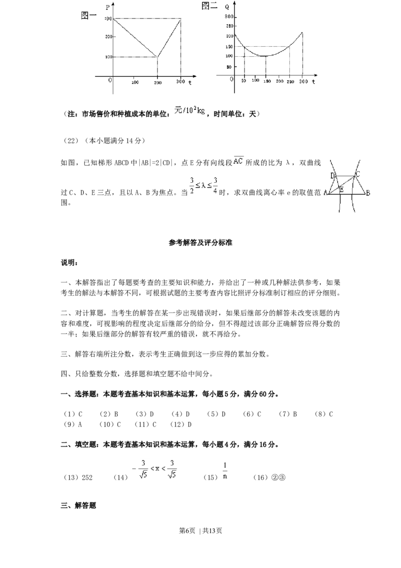 2000年四川高考理科数学真题及答案_数学高考真题试卷_旧1990-2007&middot;高考数学真题_1990-2007&middot;高考数学真题&middot;word_四川