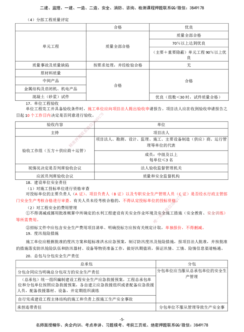 DL-水利案例-考前七页纸_监理工程师_2025监理工程师_2025年监理工程师SVIP_2025年监理水利案例SVIP_05-考前密训✿央企特训✿机构普押_10-水利案例《考前七页纸》DL